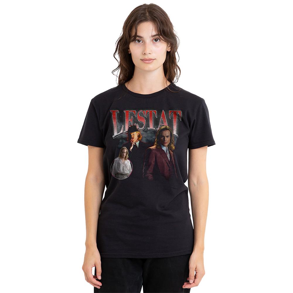 Black - Front - Interview With The Vampire Womens-Ladies Lestat Homage T-Shirt