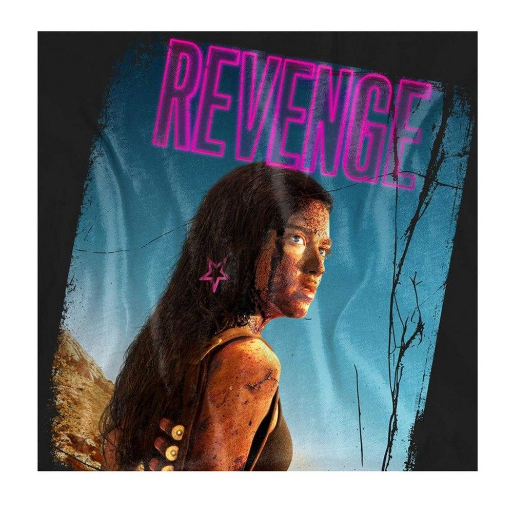 Black - Side - Revenge Womens-Ladies Key Art T-Shirt