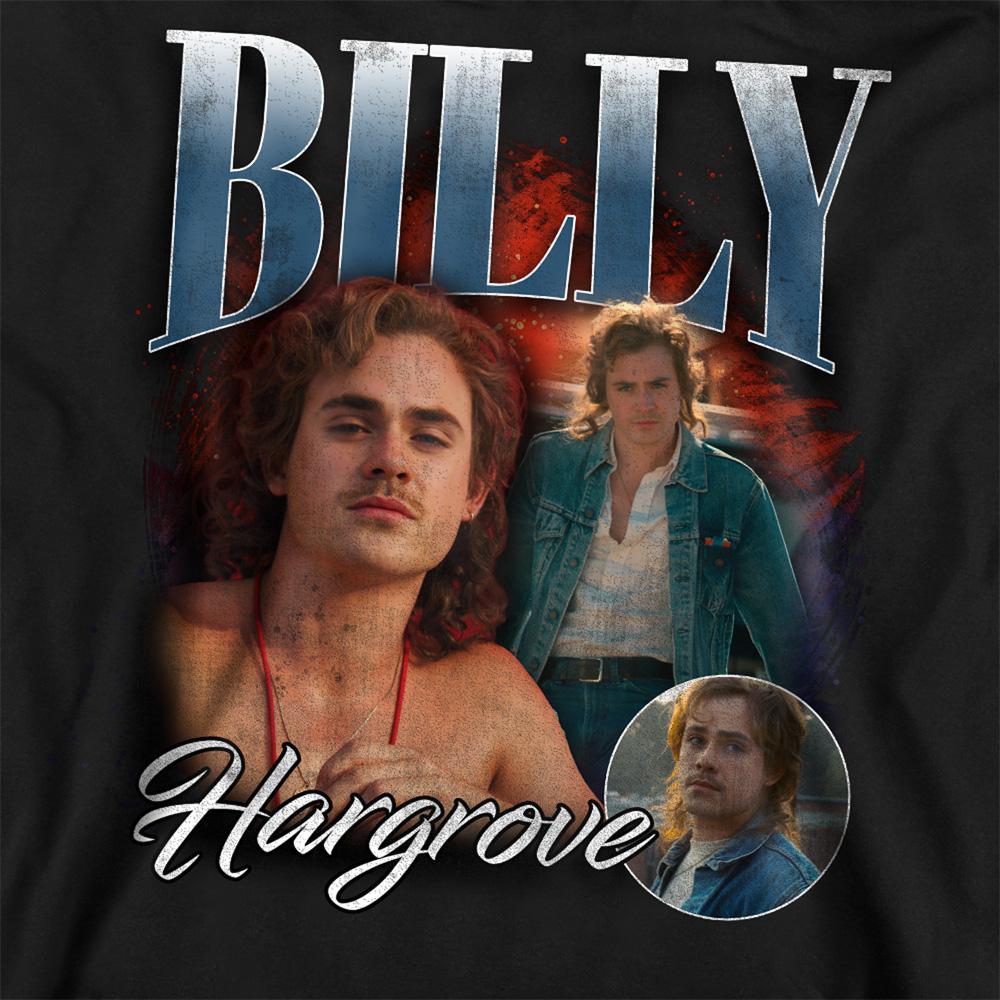 Black - Side - Stranger Things Unisex Adult Billy Homage Sweatshirt