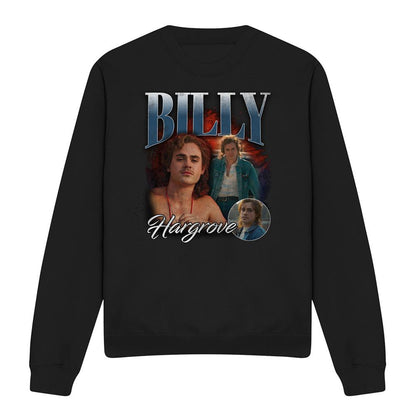 Black - Front - Stranger Things Unisex Adult Billy Homage Sweatshirt