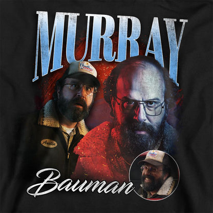 Black - Side - Stranger Things Unisex Adult Murray Homage Sweatshirt