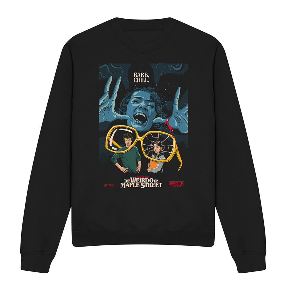 Black - Front - Stranger Things Unisex Adult Butcher Billy Sweatshirt