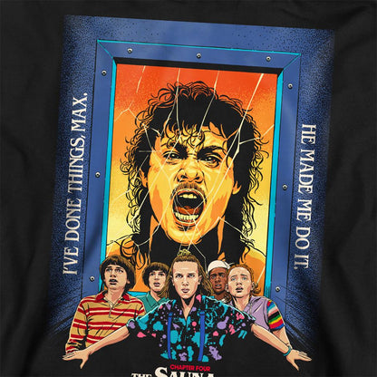 Black - Side - Stranger Things 3 Unisex Adult Butcher Billy Chapter 4 Sweatshirt