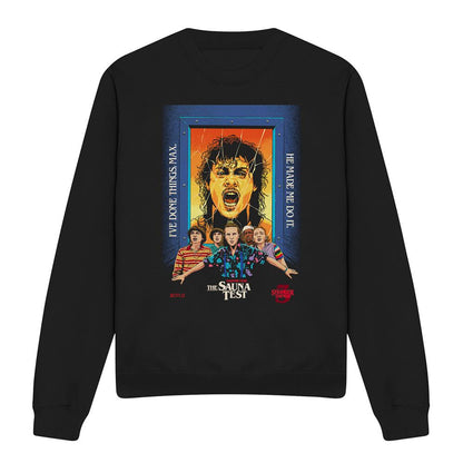 Black - Front - Stranger Things 3 Unisex Adult Butcher Billy Chapter 4 Sweatshirt