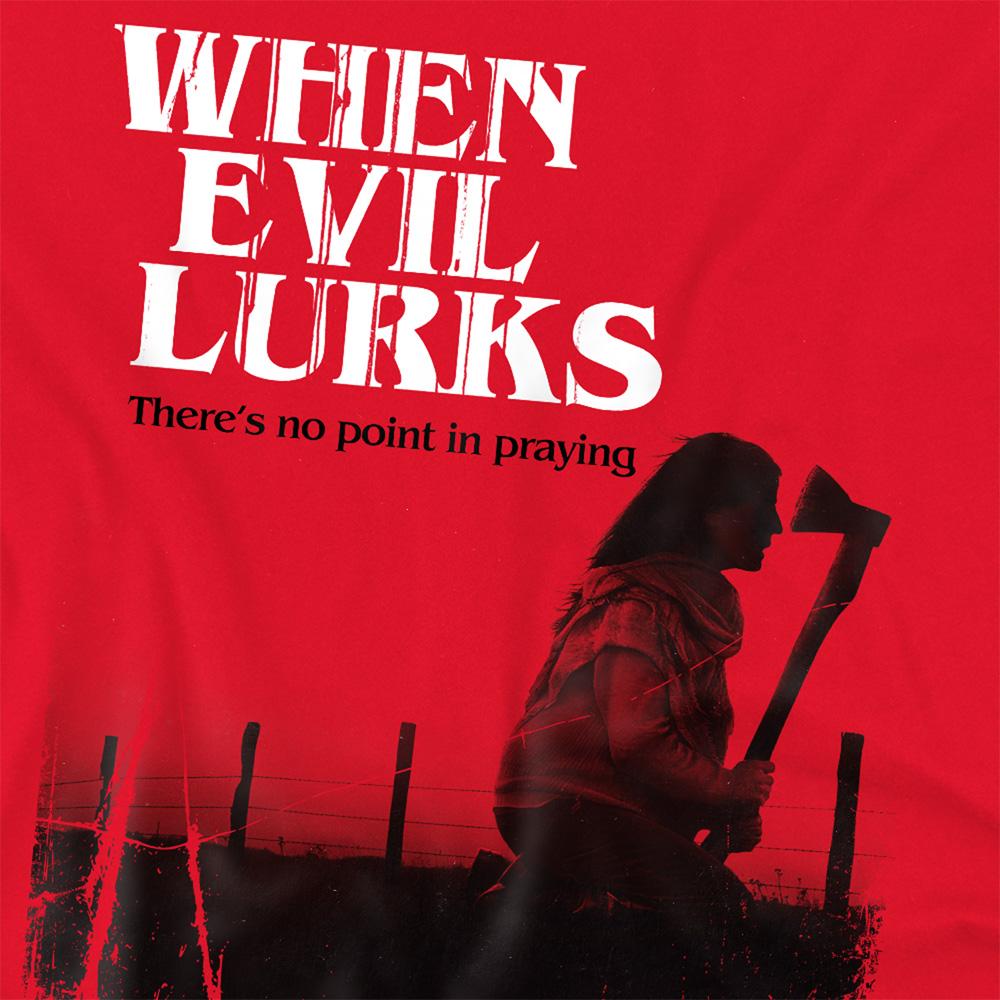 Red - Side - When Evil Lurks Unisex Adult Key Art T-Shirt