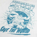 White-Blue - Pack Shot - Superman Mens Save The World T-Shirt