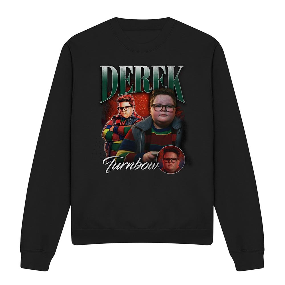 Black - Front - Stranger Things 5 Unisex Adult Derek Turnbow Homage Sweatshirt