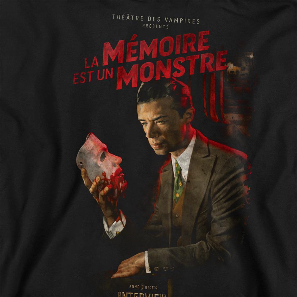 Black - Side - Interview With The Vampire Unisex Adult La Memoire Poster Sweatshirt