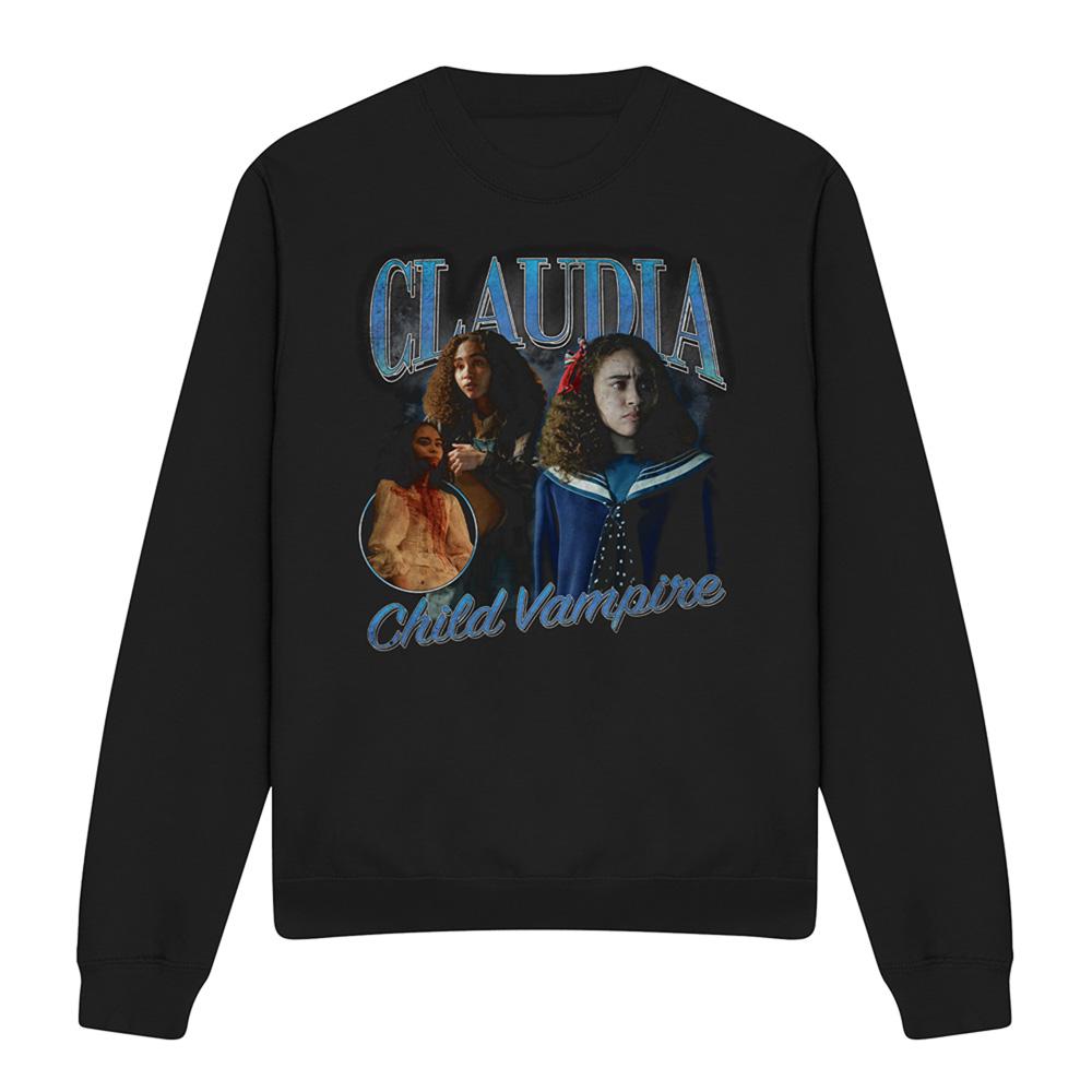 Black - Front - Interview With The Vampire Unisex Adult Claudia Homage Sweatshirt