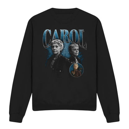Black - Front - The Walking Dead Unisex Adult Carol Homage Sweatshirt
