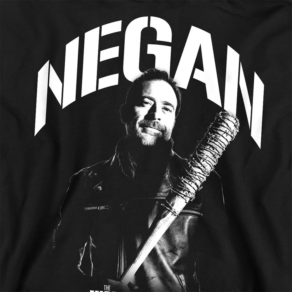 Black - Side - The Walking Dead Unisex Adult Negan Mono Sweatshirt