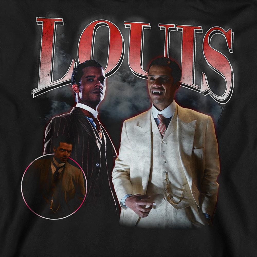 Black - Side - Interview With The Vampire Unisex Adult Louis Homage Sweatshirt