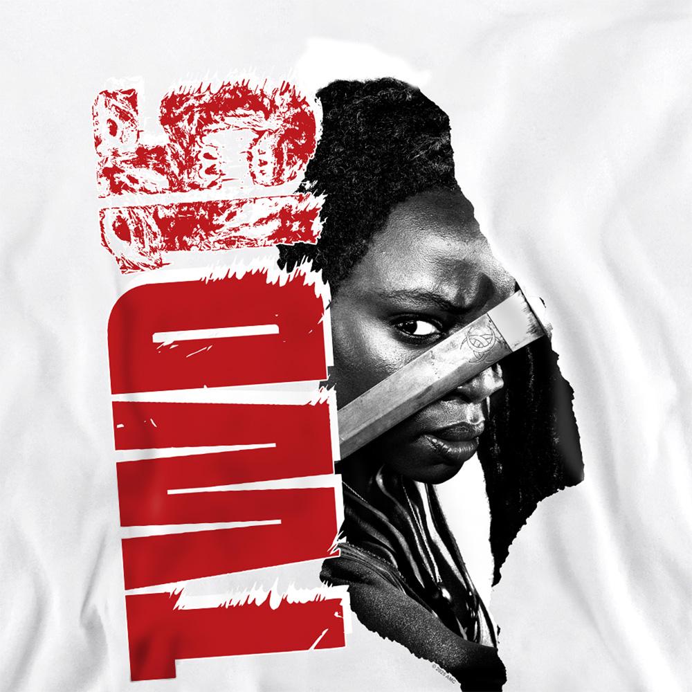 White - Side - The Walking Dead Unisex Adult Michonne 15 Sweatshirt