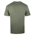 Military Green-Black - Back - Batman Mens Wayne Industries Icon T-Shirt