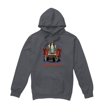 Charcoal - Front - Steven Rhodes Unisex Adult Coffee Gives Me Life Hoodie