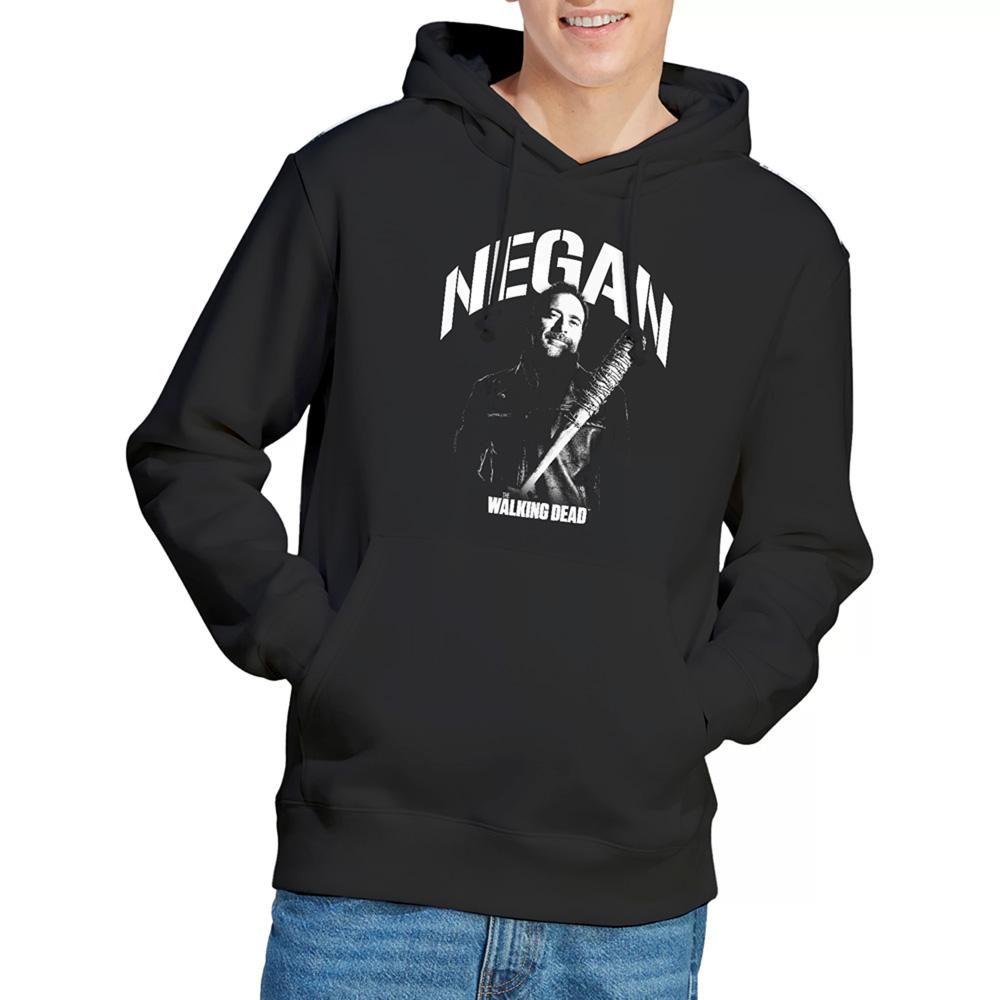 Black - Back - The Walking Dead Unisex Adult Negan Mono Hoodie
