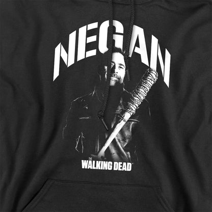 Black - Side - The Walking Dead Unisex Adult Negan Mono Hoodie