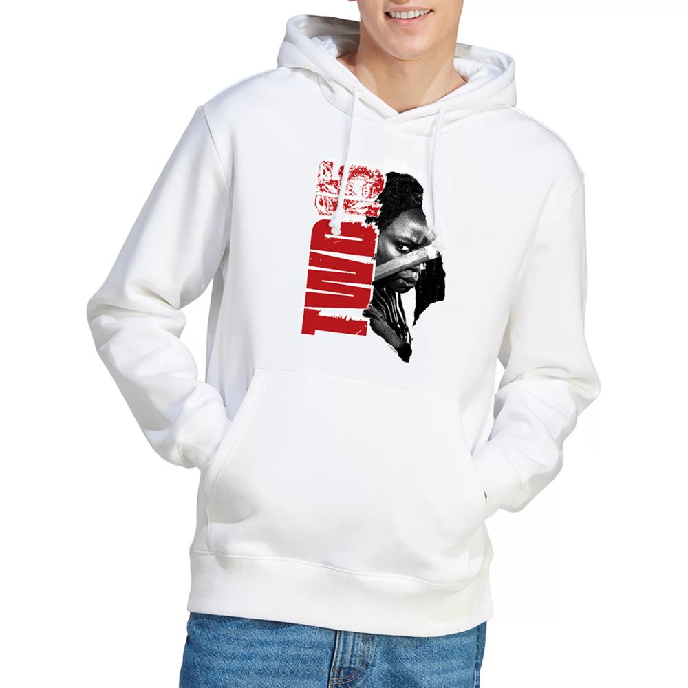 White - Back - The Walking Dead Unisex Adult Michonne 15 Hoodie