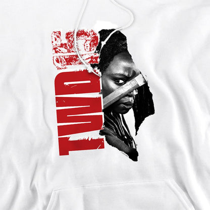 White - Side - The Walking Dead Unisex Adult Michonne 15 Hoodie