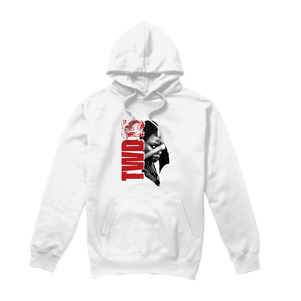 White - Front - The Walking Dead Unisex Adult Michonne 15 Hoodie