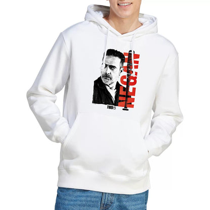 White - Back - The Walking Dead Unisex Adult Negan 15 Hoodie