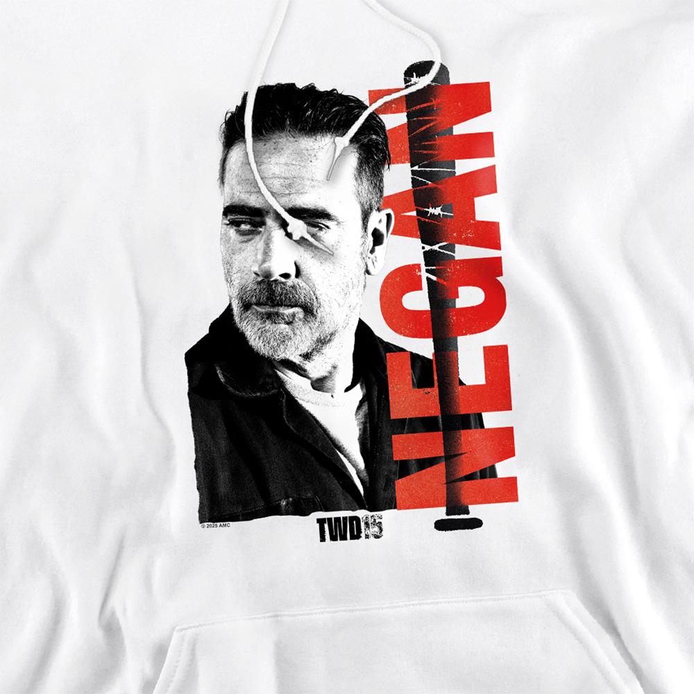 White - Side - The Walking Dead Unisex Adult Negan 15 Hoodie