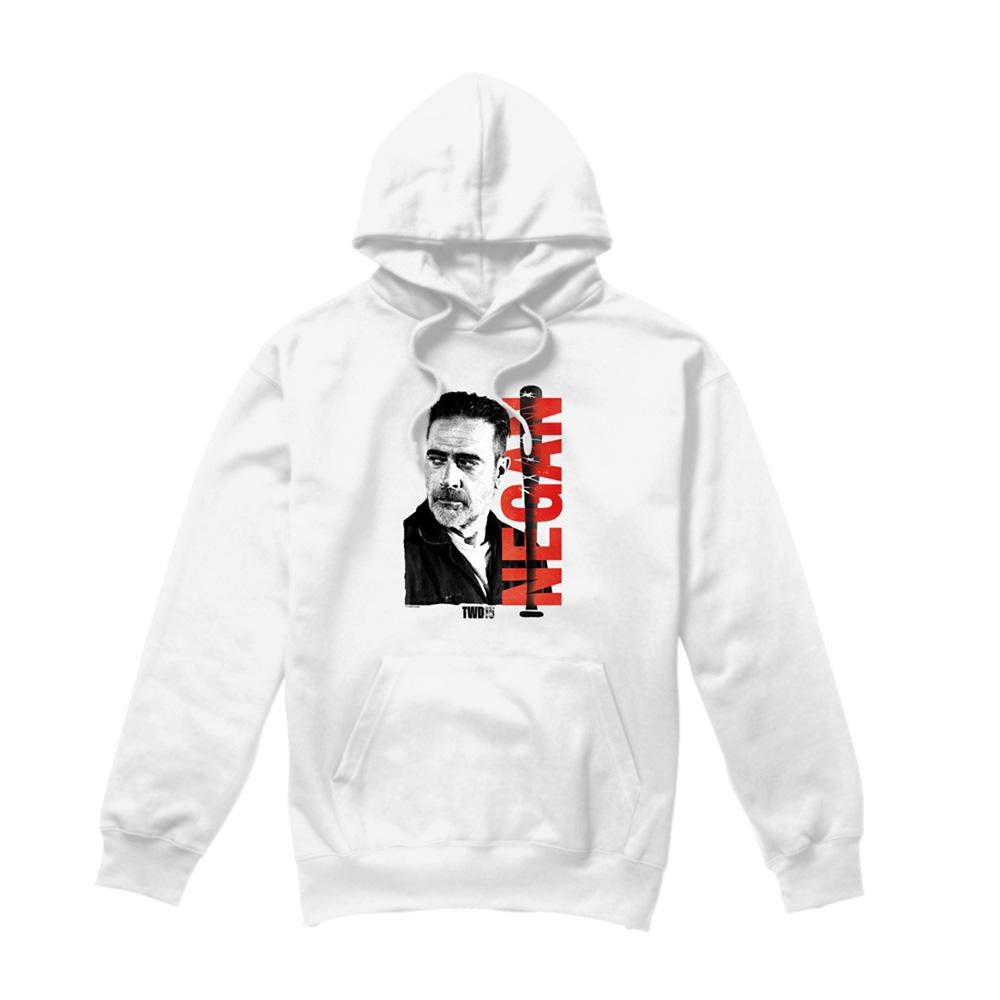 White - Front - The Walking Dead Unisex Adult Negan 15 Hoodie