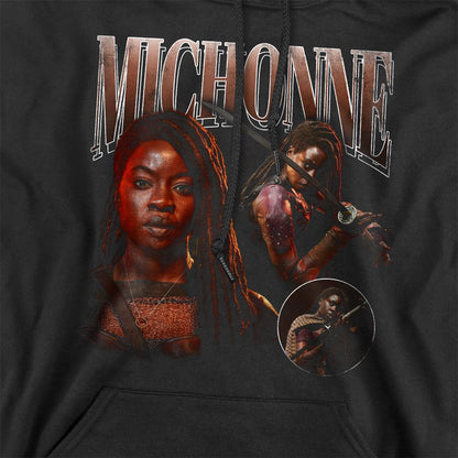 Black - Side - The Walking Dead Unisex Adult The Ones Who Lived Michonne Homage Hoodie