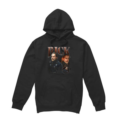 Black - Front - The Walking Dead Unisex Adult The Ones Who Lived Rick Grimes Homage Hoodie