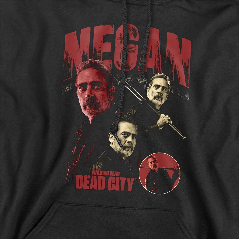 Black - Side - The Walking Dead Unisex Adult Dead City Negan Homage Hoodie