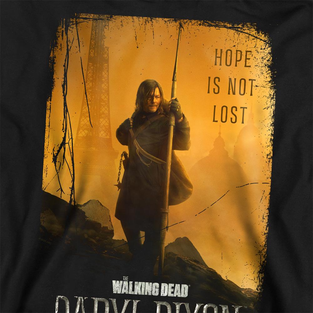 Black - Side - The Walking Dead: Daryl Dixon Unisex Adult Poster Sweatshirt