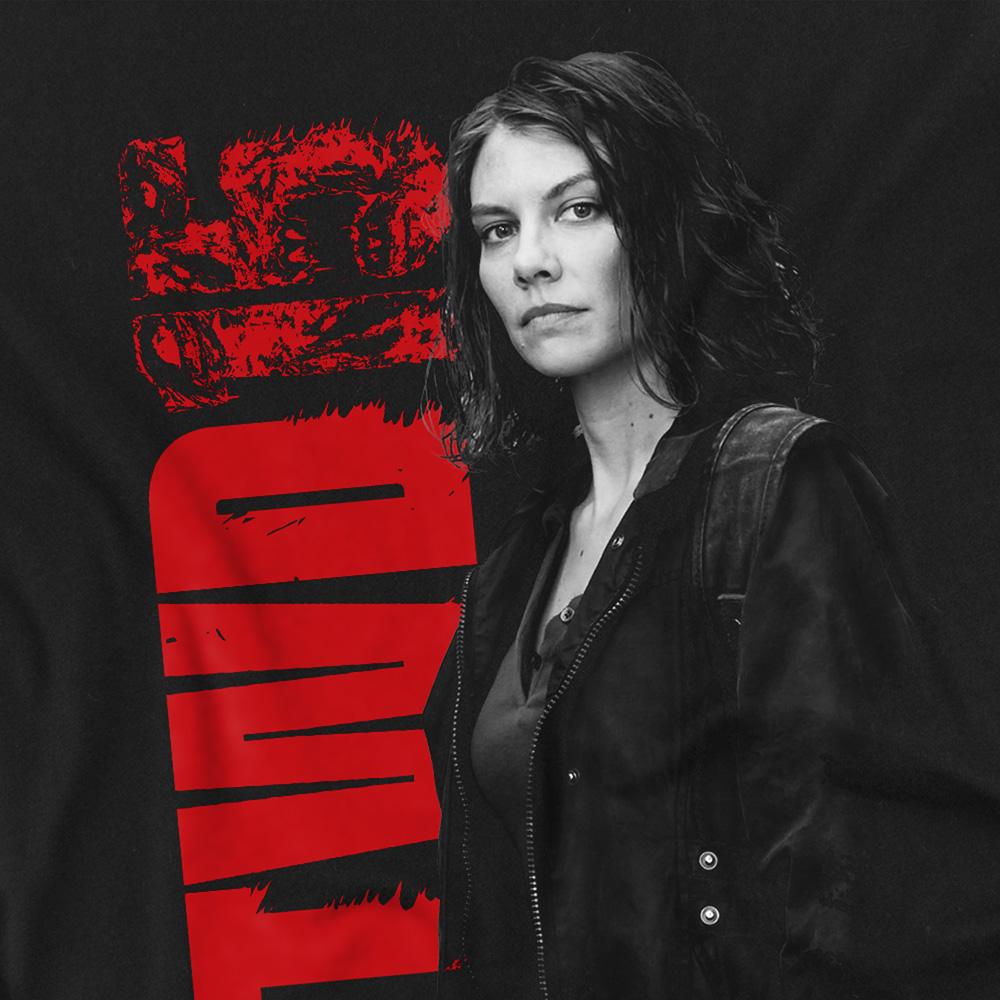 Black - Side - The Walking Dead Unisex Adult 15 Maggie Greene T-Shirt