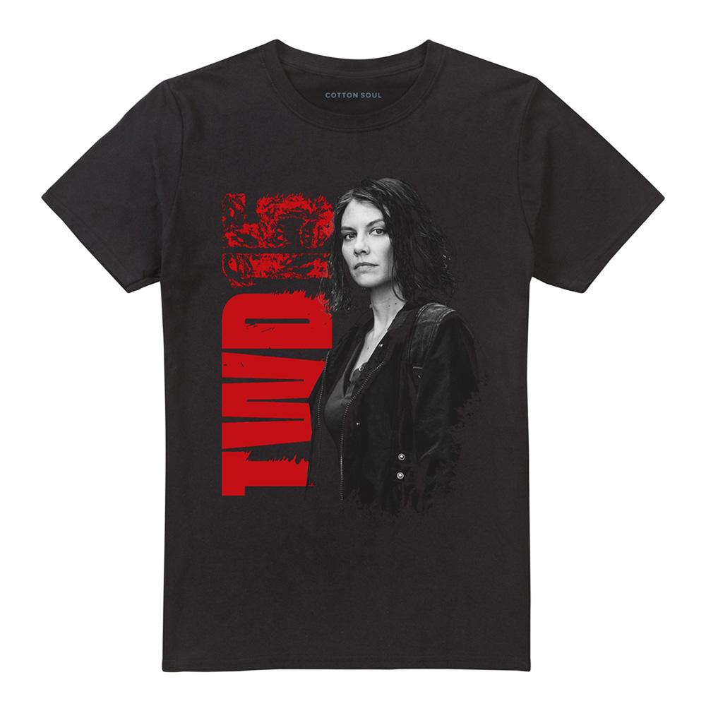 Black - Front - The Walking Dead Unisex Adult 15 Maggie Greene T-Shirt