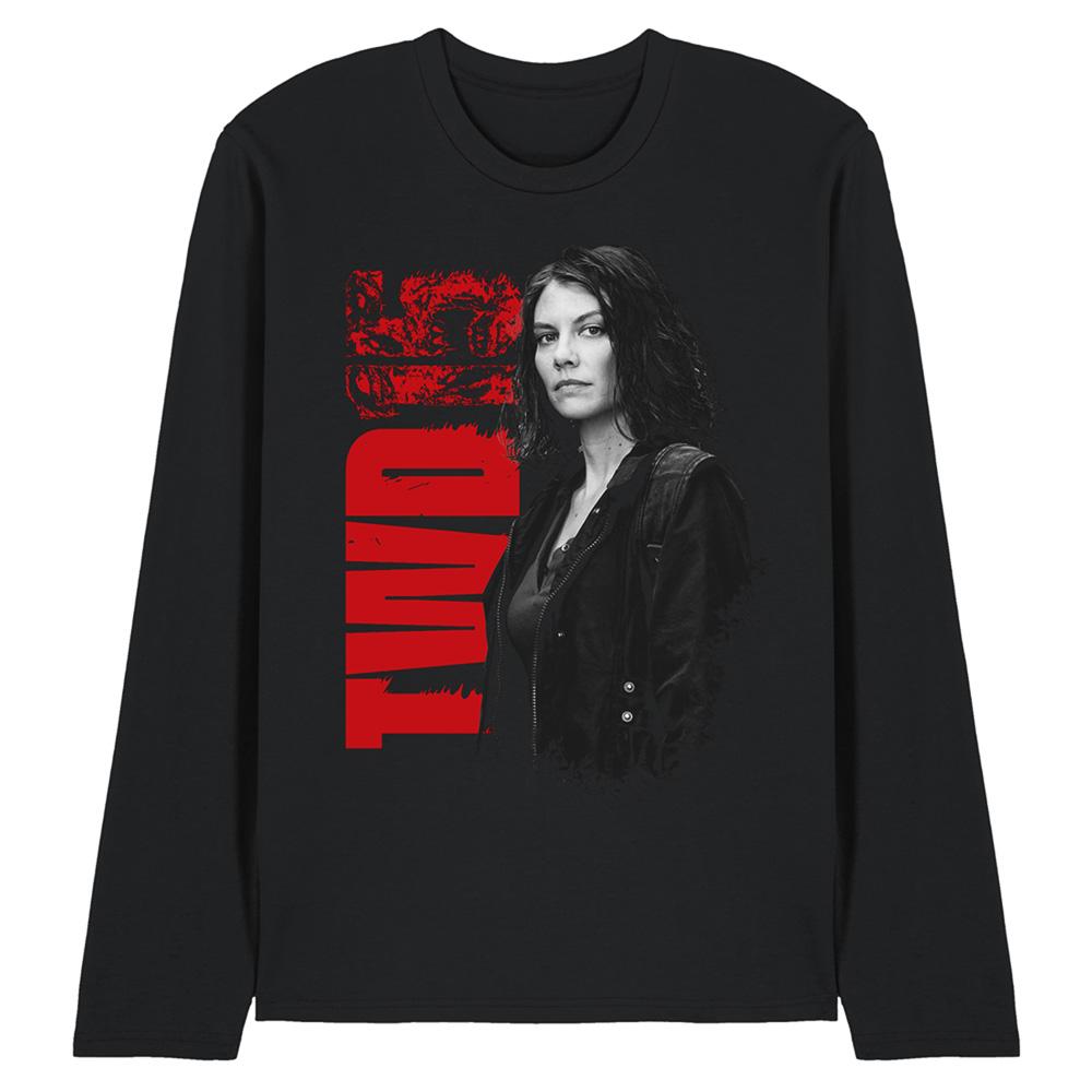 Black - Front - The Walking Dead Unisex Adult Maggie Greene Long-Sleeved T-Shirt