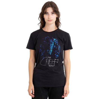 Black - Back - The Creep Tapes Womens-Ladies Wolf Mask T-Shirt