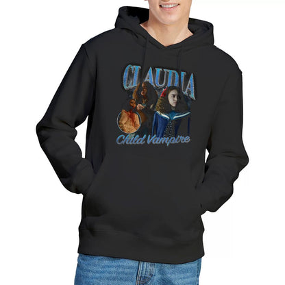 Black - Back - Interview With The Vampire Unisex Adult Claudia Homage Hoodie