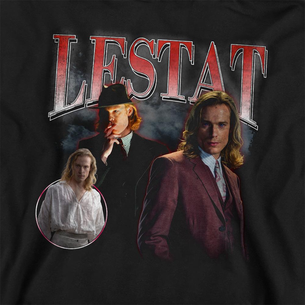 Black - Back - Interview With The Vampire Childrens-Kids Lestat Homage Pull Over Hoodie