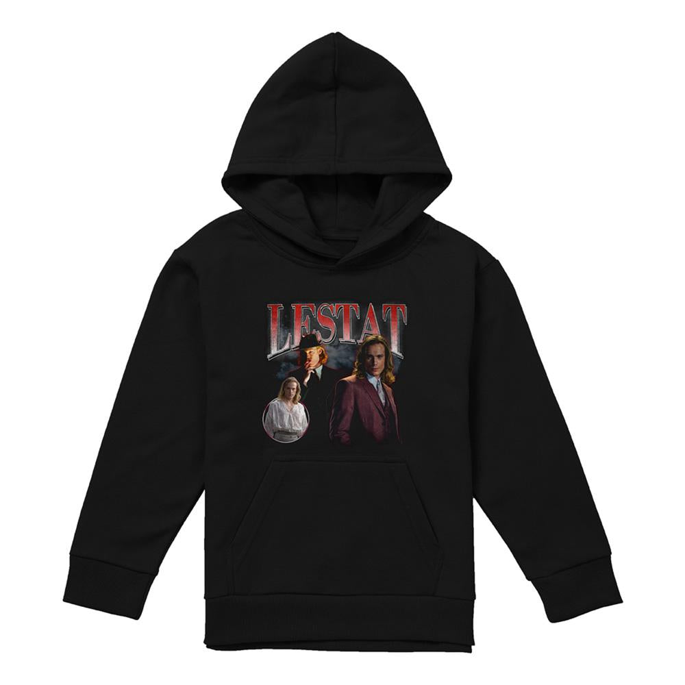 Black - Front - Interview With The Vampire Childrens-Kids Lestat Homage Pull Over Hoodie