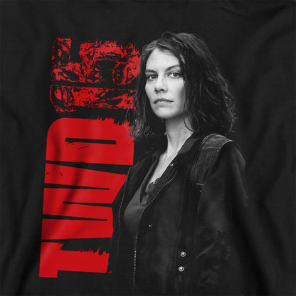 Black - Back - The Walking Dead Childrens-Kids Maggie Greene 15 Pullover Hoodie