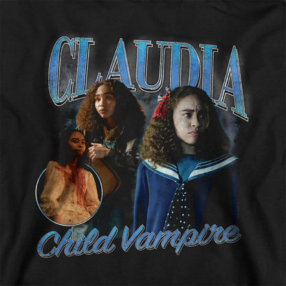 Black - Back - Interview With The Vampire Childrens-Kids Claudia Homage Pull Over Hoodie