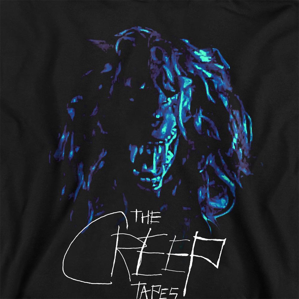 Black - Back - The Creep Tapes Childrens-Kids Wolf Mask Hoodie