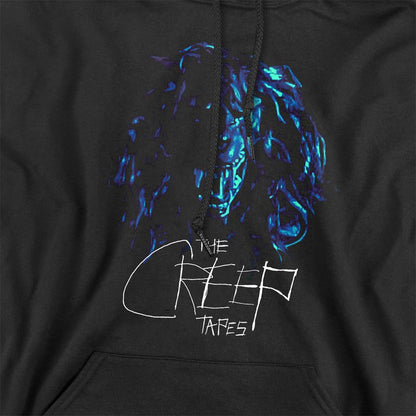 Black - Side - The Creep Tapes Unisex Adult Wolf Mask Hoodie
