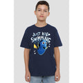 Navy - Side - Finding Nemo Childrens-Kids Just Keep Swimming Dory T-Shirt