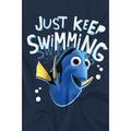 Navy - Lifestyle - Finding Nemo Childrens-Kids Just Keep Swimming Dory T-Shirt