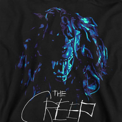 Black - Side - The Creep Tapes Unisex Adult Wolf Mask Sweatshirt