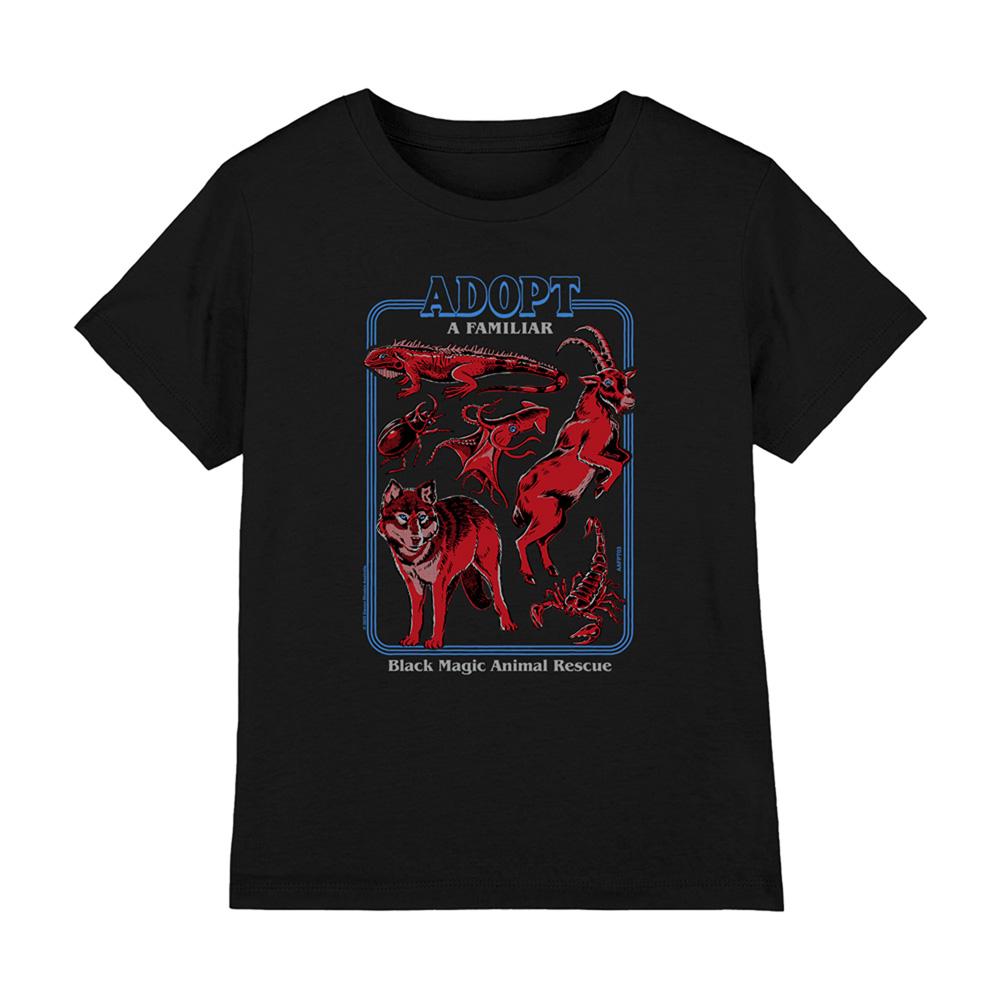 Black - Front - Steven Rhodes Childrens-Kids Adopt A Familiar Part 3 T-Shirt