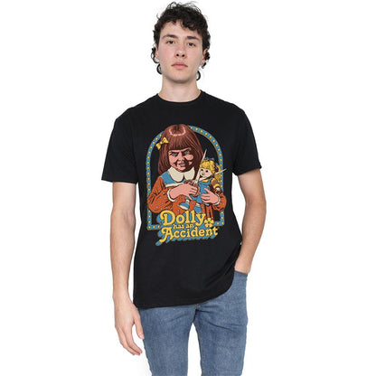Black - Lifestyle - Steven Rhodes Unisex Adult Dolly Has An Accident T-Shirt