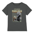 Charcoal - Front - Star Wars: The Mandalorian Childrens-Kids Legend Continues Grogu T-Shirt