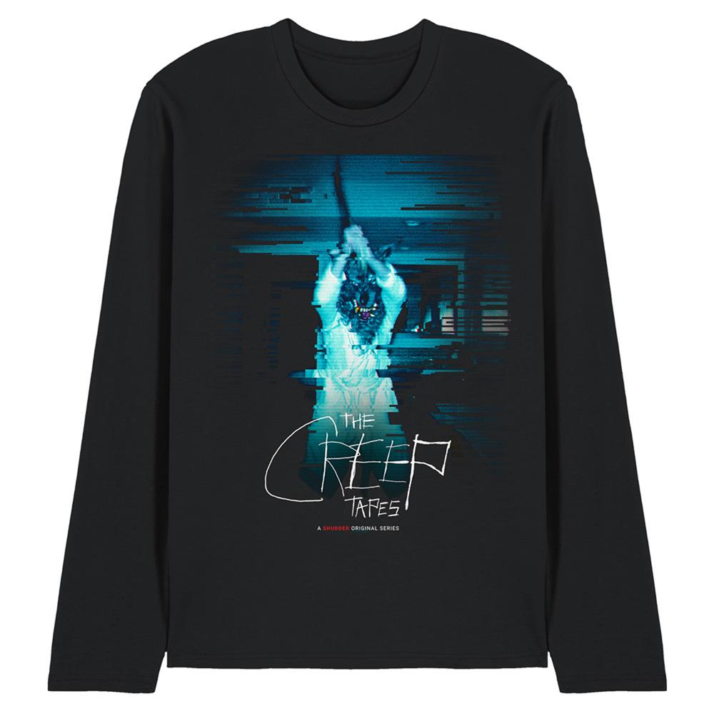 Black - Front - The Creep Tapes Unisex Adult Key Art Long-Sleeved T-Shirt