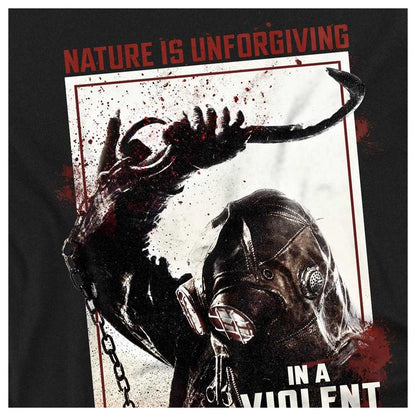 Black - Side - In A Violent Nature Unisex Adult Key Art Long-Sleeved T-Shirt